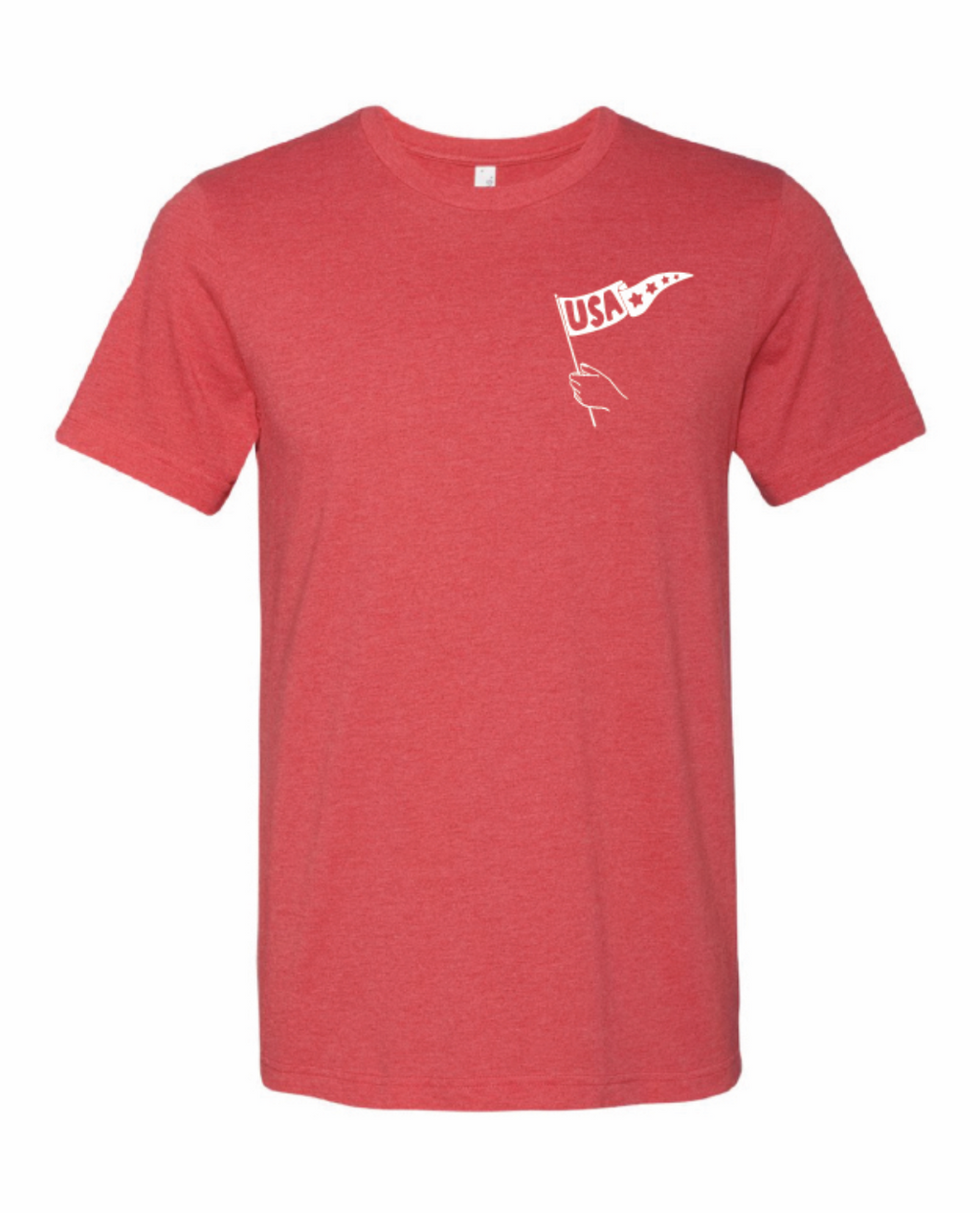 USA Flag Tee - Red