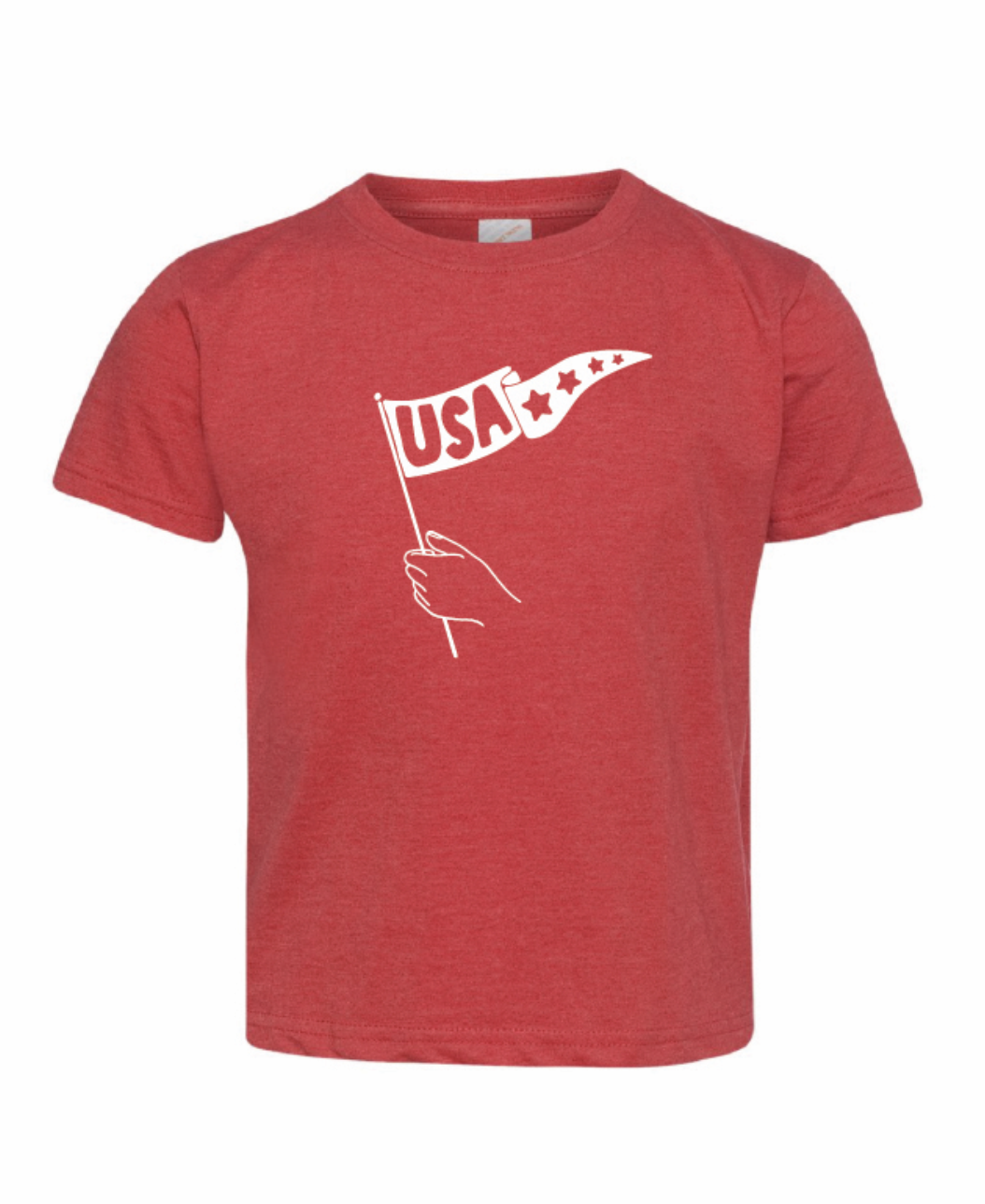 USA Flag Tee - Red
