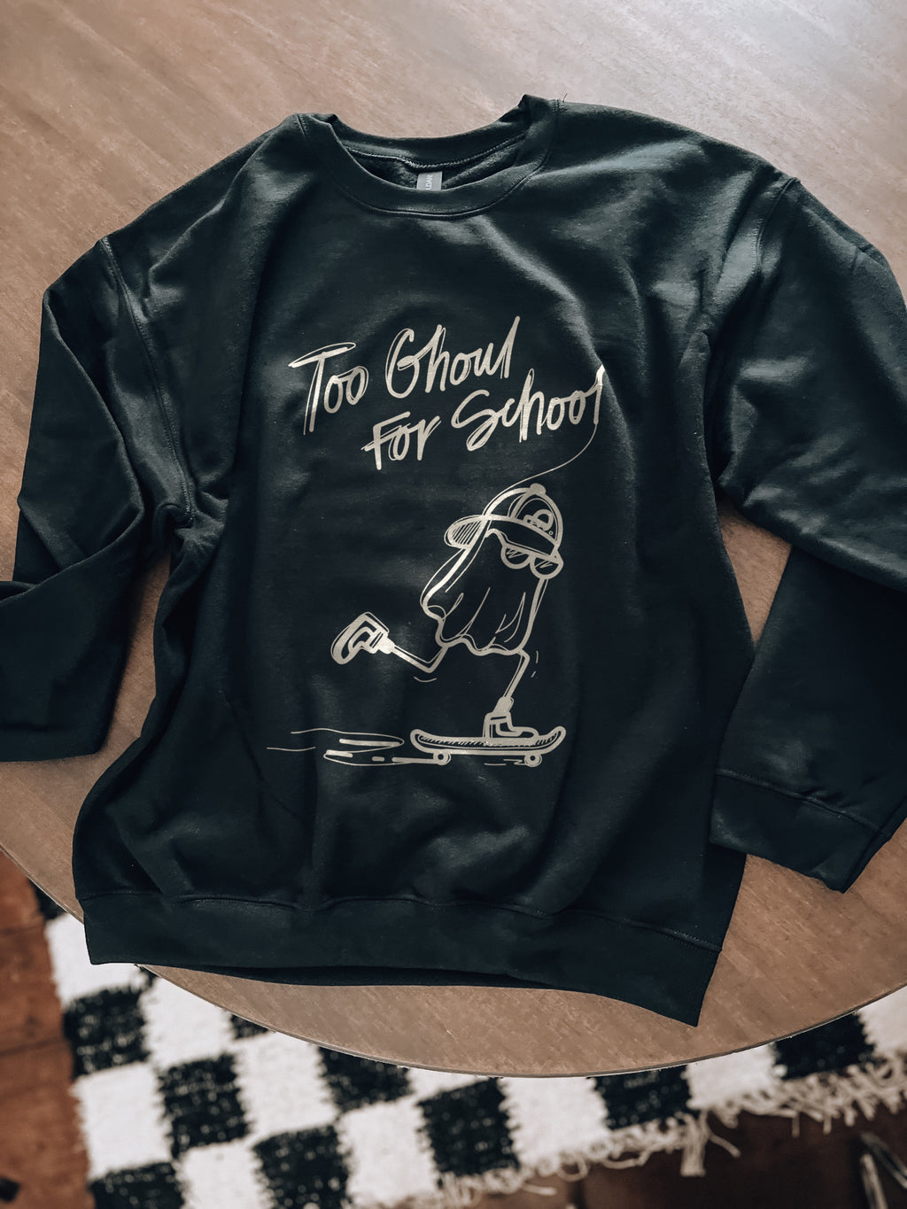 Too Ghoul for School Adult Sweatshirt