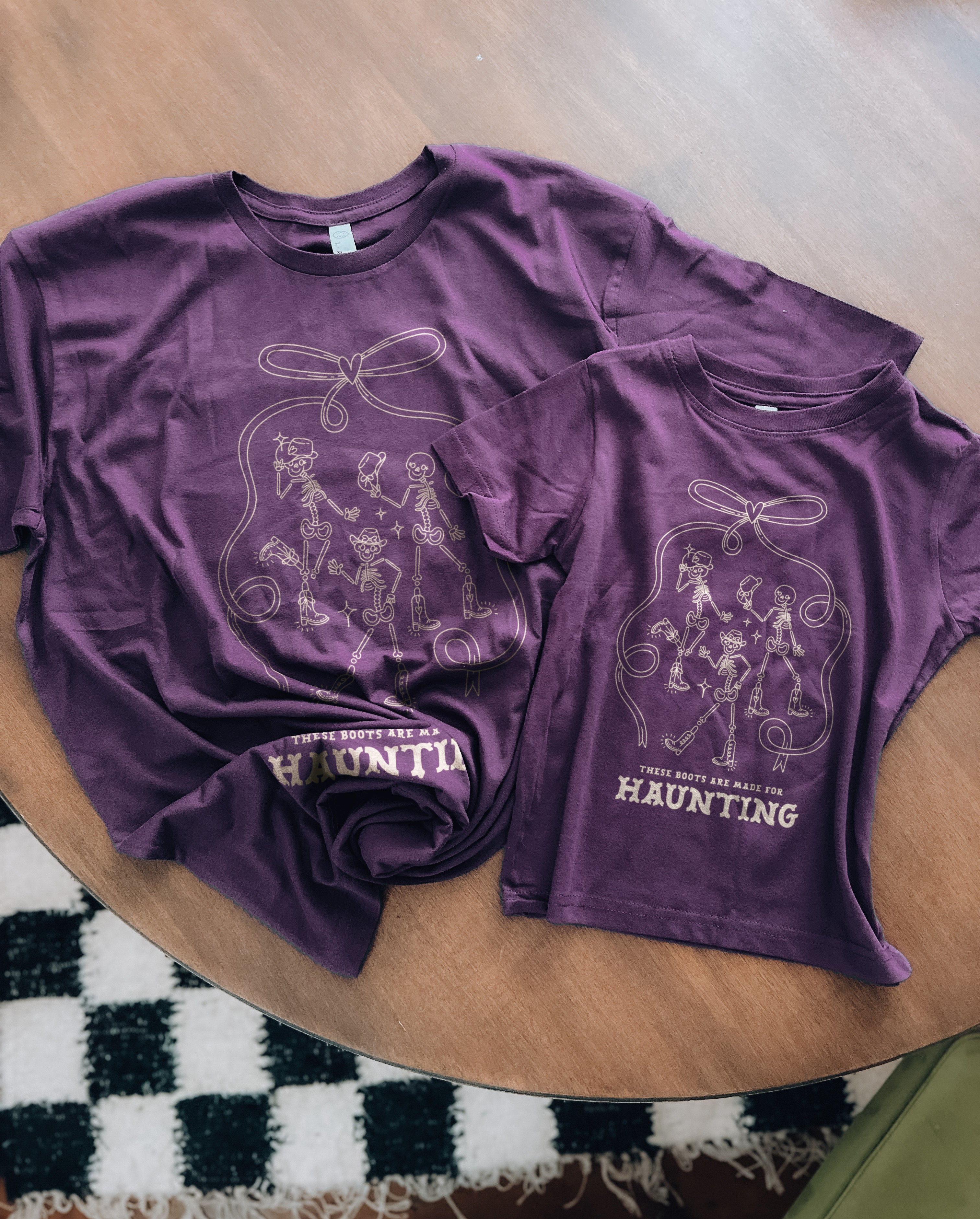 Boots Are Made For Haunting - Adult and Mini Tees