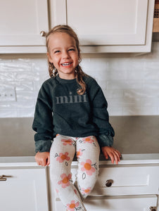 Mini Sweatshirt-Dark Heather Gray