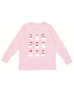 Santa Mini Long Sleeve - Pink