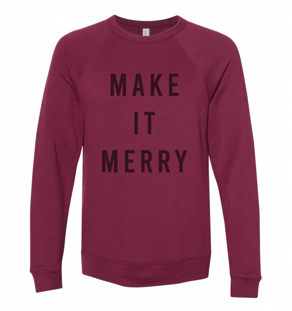 Make it Merry Adult Sweatshirt