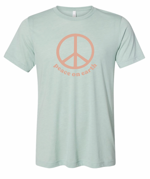 Peace On Earth Tee - Blue Extras
