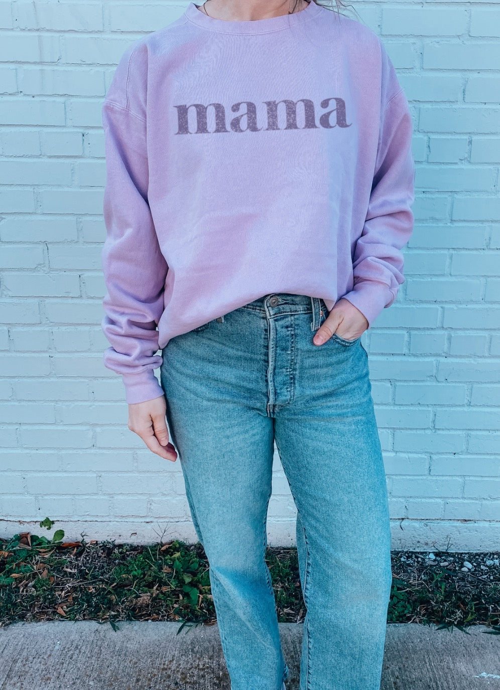 Mama Sweatshirt - Orchid